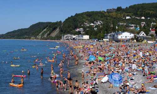 beach vacation abroad in July, 2019